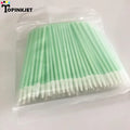100Pcs/Bag Fiber Optic Cleaning Tool Micro Cleaning Foam for Fiber Cleaning Printhead Cleaning Tool