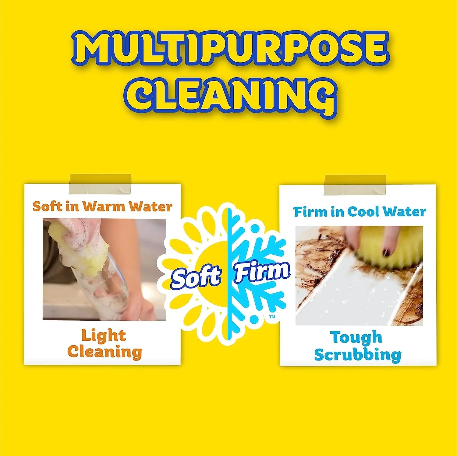 Multi Surface Household Cream, 2 Sponges and 1 All Purpose Cleaning Cream