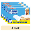 (4 Pack)  Magic Eraser Original Cleaning Pads with Durafoam, 10 Ct