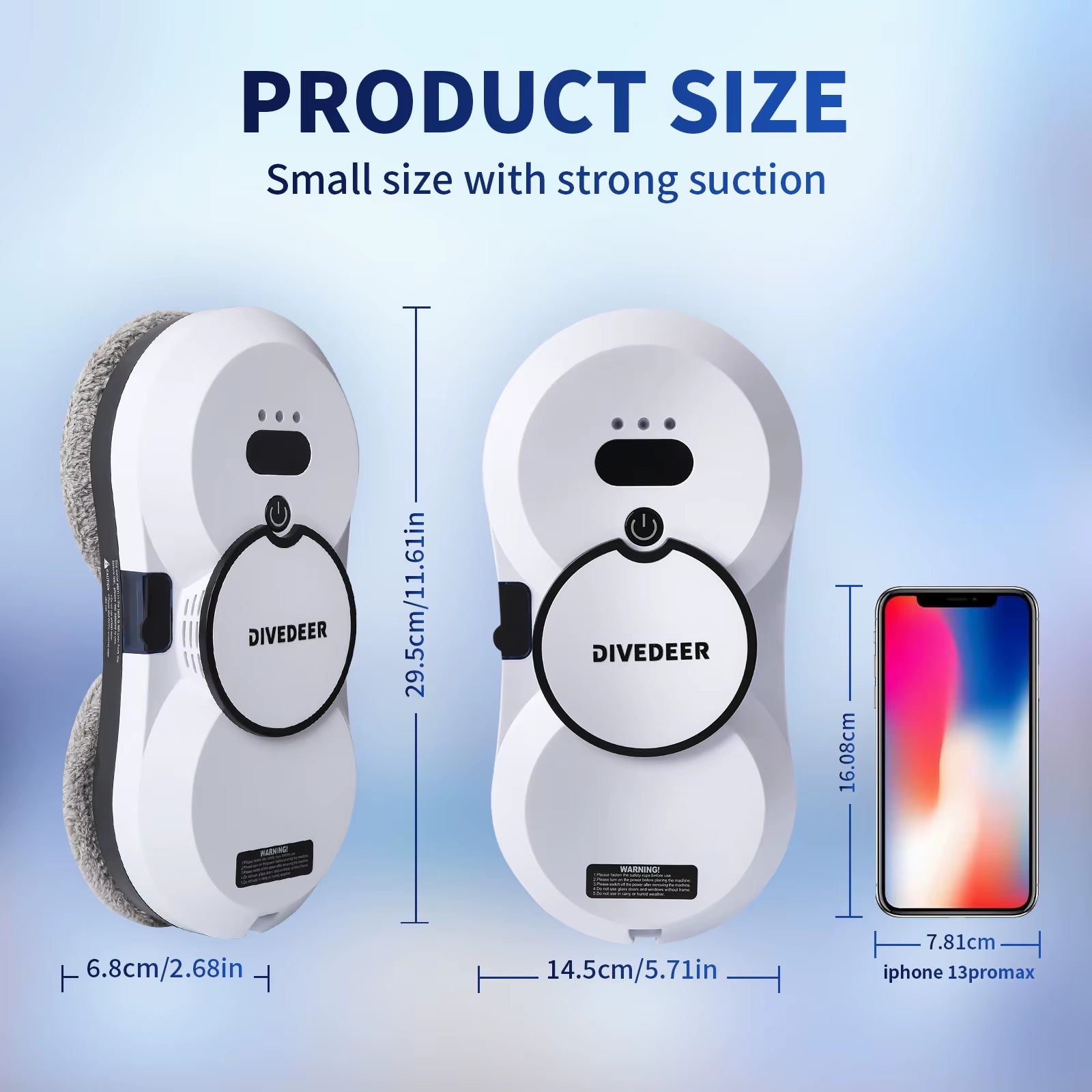 Water Spray Window Cleaning Robot High Suction Smart Electric Window Vacuum Cleaner Double-Sided Glass Cleaning Robot