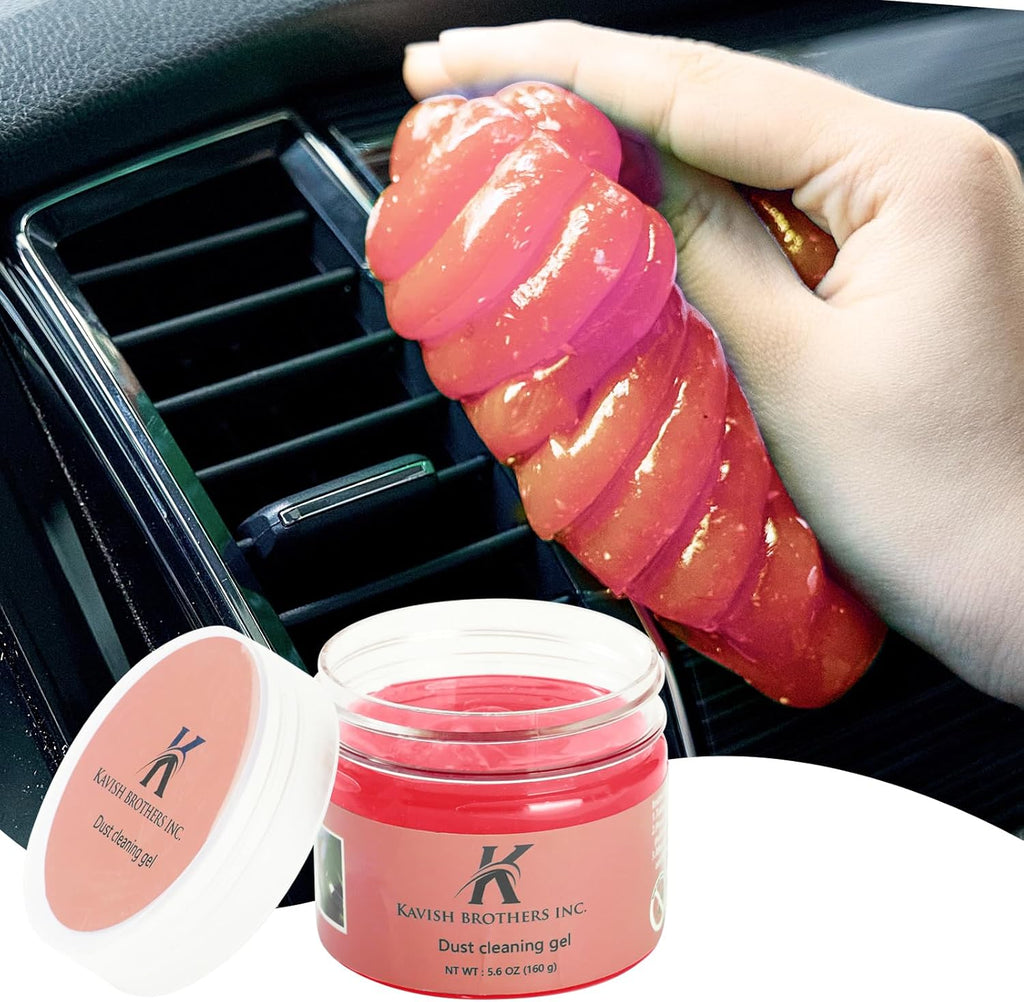 Pink Universal Dust Cleaner for Car Vent, Keyboard, Dashboard & Electronic Devices (Pink)