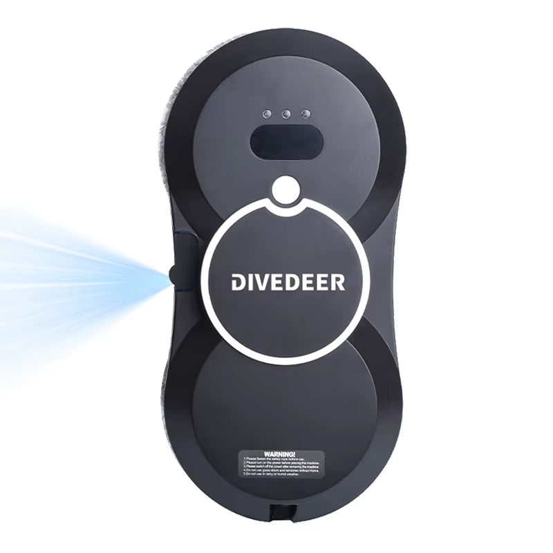 Water Spray Window Cleaning Robot High Suction Smart Electric Window Vacuum Cleaner Double-Sided Glass Cleaning Robot