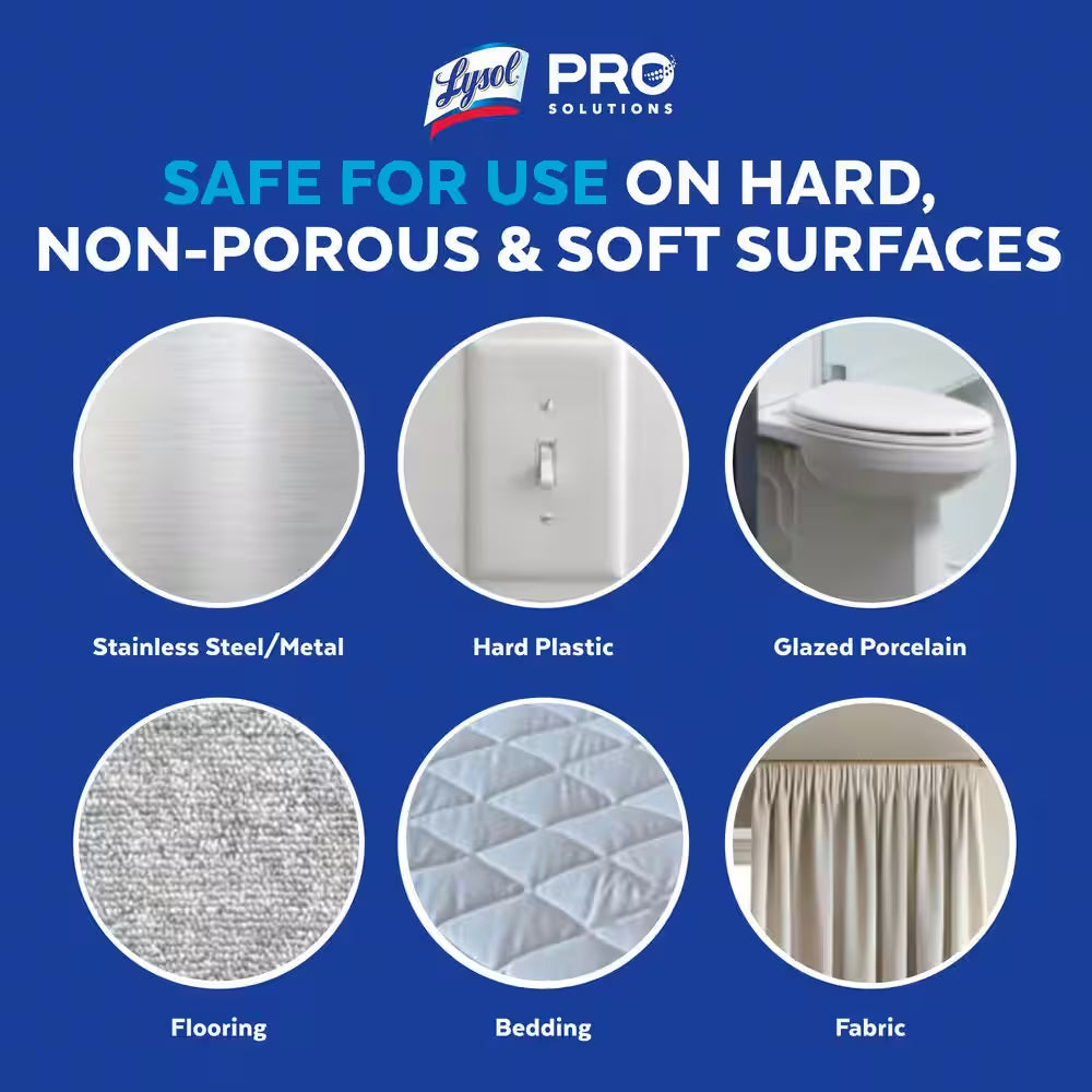 Disinfectant Spray, Household Cleaning Supplies, Antibacterial & Sanitizer, Deodorizer, Crisp Linen 19Oz (6-Pack)