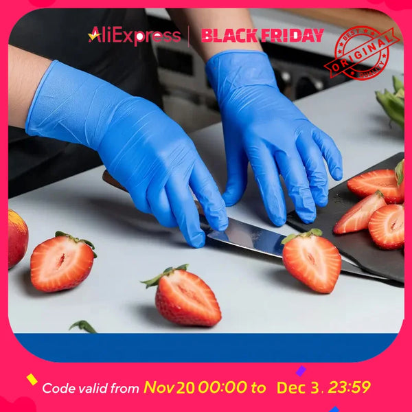 Ultimate Black Nitrile Gloves