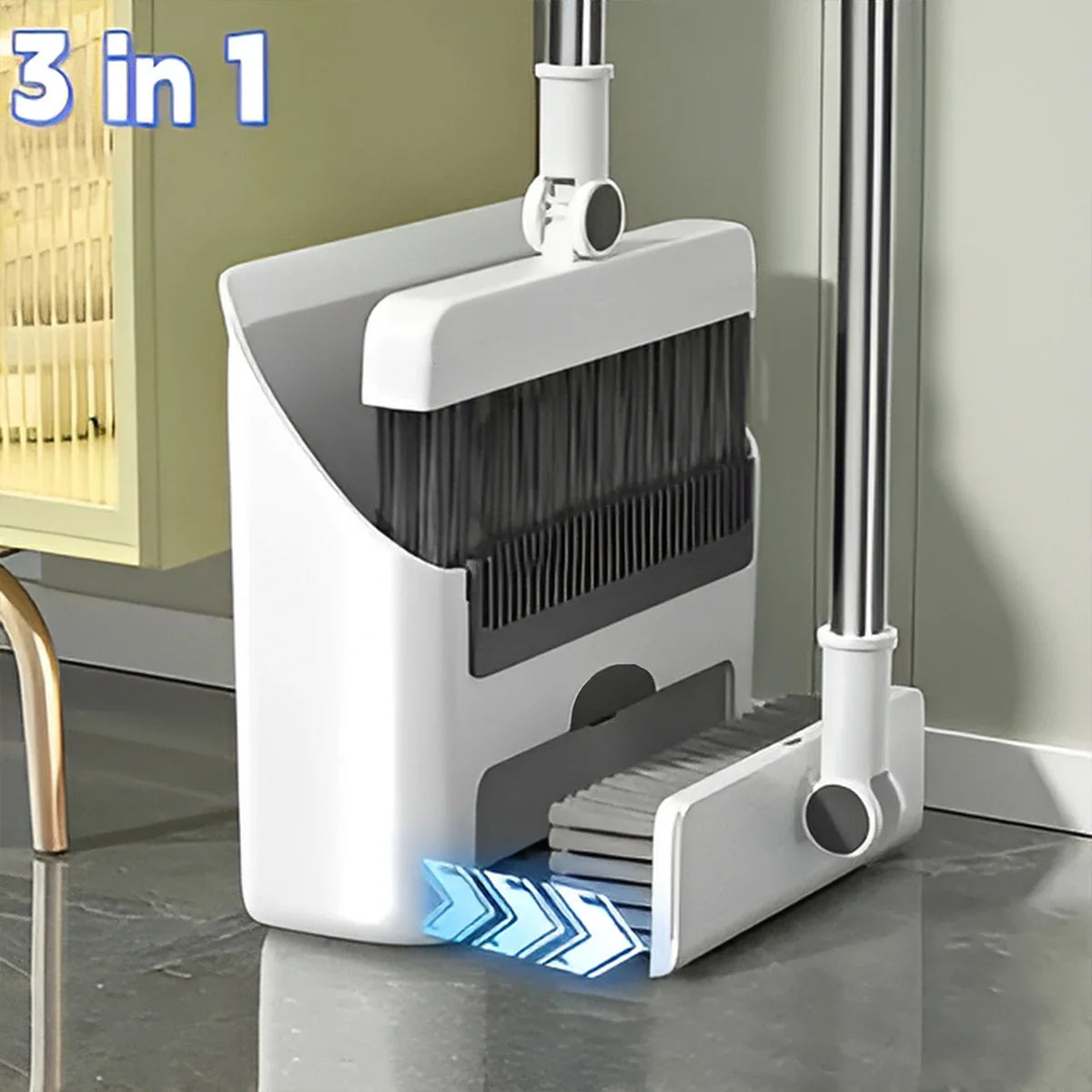 Smart Broom & Dustpan Combo