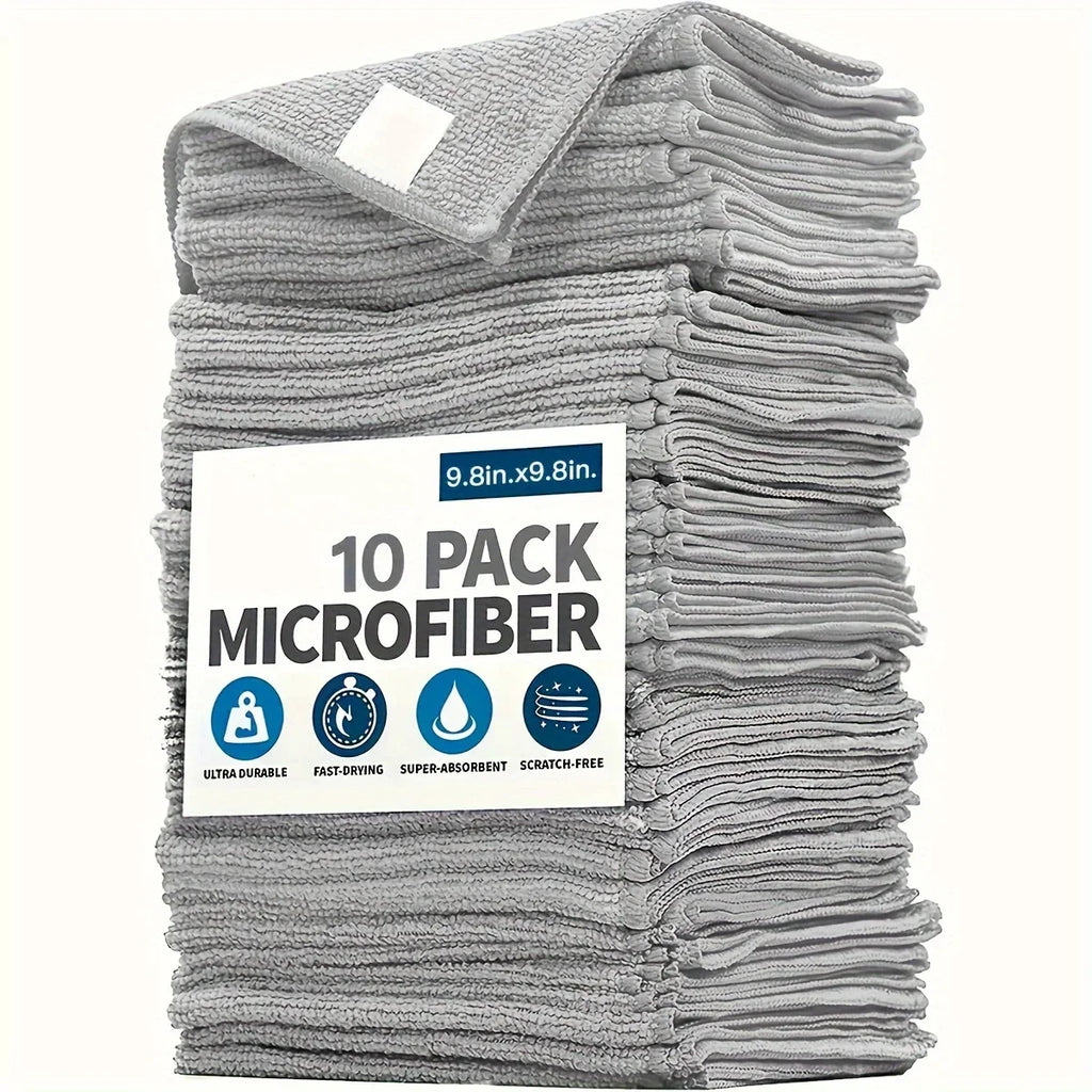 Premium Quick-Dry Microfiber Cleaning Cloths