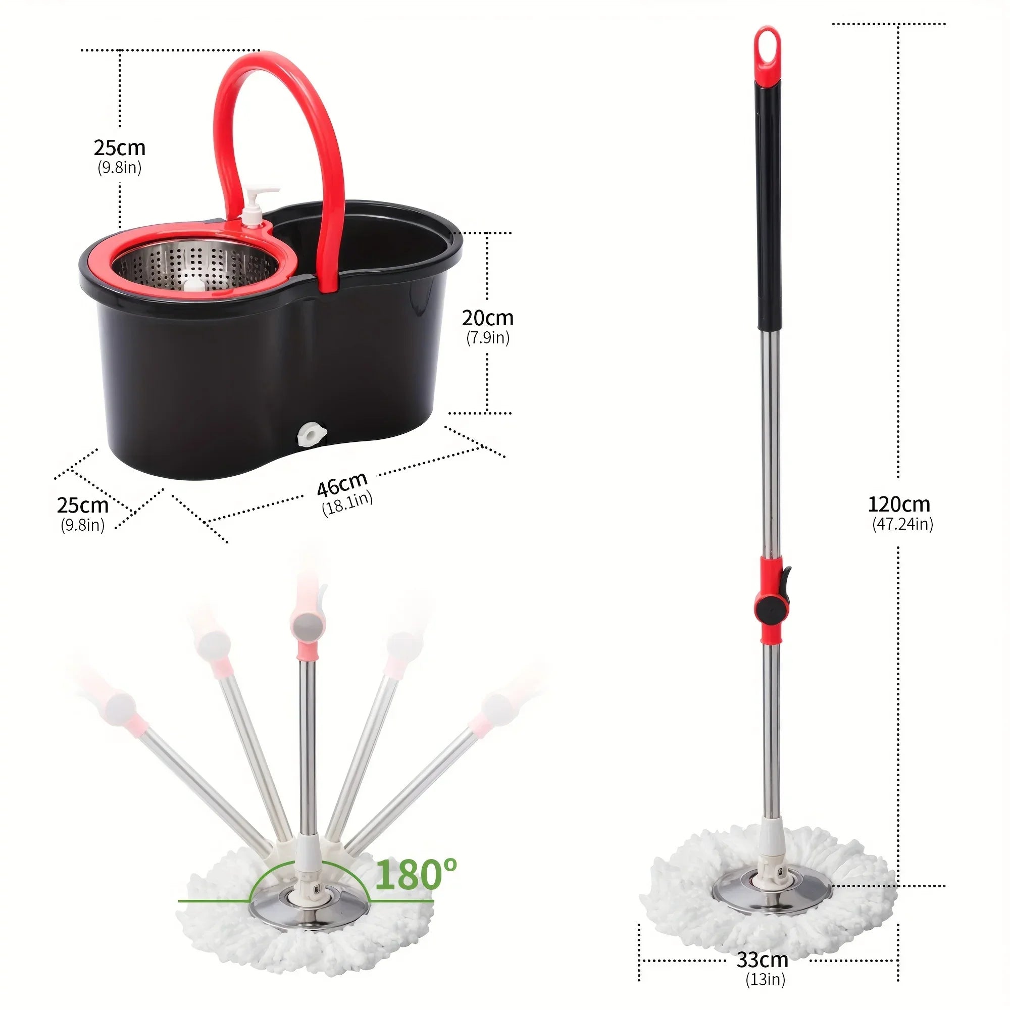Magic Spin Mop & Bucket Set