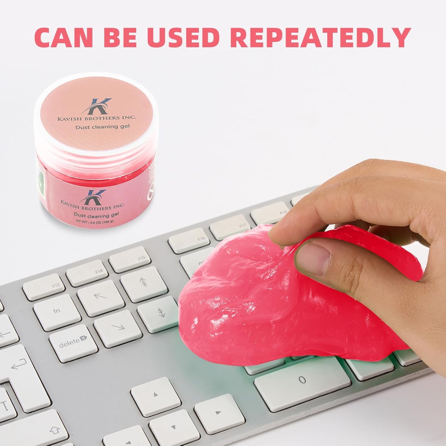 Pink Universal Dust Cleaner for Car Vent, Keyboard, Dashboard & Electronic Devices (Pink)