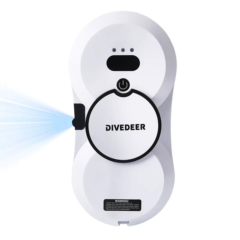 Water Spray Window Cleaning Robot High Suction Smart Electric Window Vacuum Cleaner Double-Sided Glass Cleaning Robot