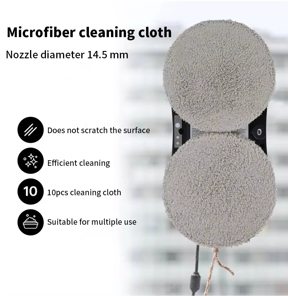 Water Spray Window Cleaning Robot High Suction Smart Electric Window Vacuum Cleaner Double-Sided Glass Cleaning Robot